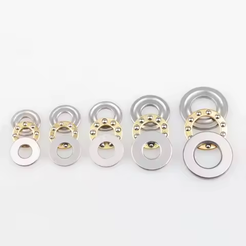 I/D 3/4/5/6/7/8/9/10mm Mini Axial Ball Flat Washers Thrust Bearing F3-8M F4-9M F4-10M F5-10M F5-12M 