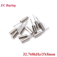 20pcs 32.768kHz 32.768 kHz 32768HZ 32.768k Hz Frequency Oscillator Crystal Cylender 3X8 mm 3*8 mm 3X