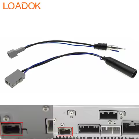 Car Radio Audio Male Female Antenna Adapter Cable for Mazda 2 3 6 CX-5 CX-7 CX-9 Honda CRV Civic Acc
