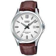 [𝐏𝐎𝐖𝐄𝐑𝐌𝐀𝐓𝐈𝐂]Casio  MTS-100L-7A MTS-100L Leather Band Wrist Watch for Men