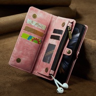 เคสโทรศัพท์แบบกระเป๋าสตางค์กระเป๋าหนังหรูสำหรับ Samsung Galaxy Z Fold7 5G Fold 7 Fold 6 Samsung 7 20