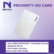 (PROXIMITY ISO CARD GEN-II FP3)
