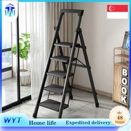 WYT Ladder Indoor Household Thickened 5-step Ladder 6-7-8 Step Folding Herringbone Ladder