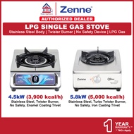 Zenne KTC18S KGC12C 4.5kW 5.8kW 1 Single Burner Gas Cooker Stove KTC KGC 18S 12C KGC-12C-S