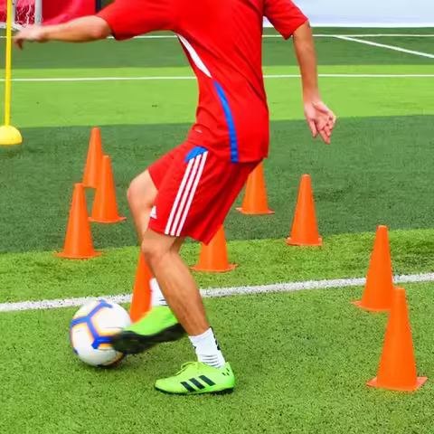 Springback Football Training Cones 9 Inch Soccer Sign Bucket Barrier Marking Cup Symbol Sports Acces