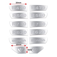 RC Car Logo Label Sets for 1/14 Tamiya Tractor Truck R620 RC Car Upgrade Parts Accessories