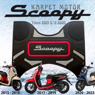 New Variasi Karpet Motor Scoopy Fi Tahun 2013 - 2023 Aksesoris Scoopy