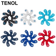 TENOL 8Pcs Golf Iron Head Covers with Women Embroidery Golf Wedge Iron Protective Headcover Protecto