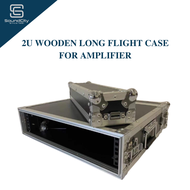 2U Wooden Long Flight Case For Amplifier