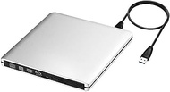 USB 3.0 and USB C External Aluminum Blue Ray DVD CD Writer Blu Ray DVD Burner Compatible with All 20