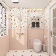 (Three Pieces Minimum Order) Full Ceramic Retro Floral Tiles 400x800 Fabric Texture Embroidered Carv