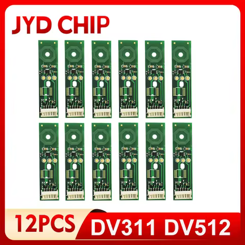 12PCS DV311 DV512 Developer Reset Chip For Konica Minolta Bizhub C224 C284 C364 C454 C554 C220 C280 