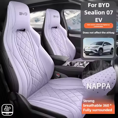 Custom Fit Car Special Seat Cover 5 seat For BYD SEALION 7 2024 2025 Car Seat Cover Full Set Top Qua