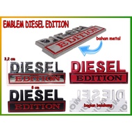 Diesel Edition Logo Emblem, Rust-Resistant Metal Material, ITALY EMBLEM