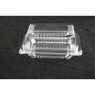 BENXON OPS-C46 (12 X 50pcs)(600pcs) Food Tray / Plastic Tray / Bakery Disposable Plastic Clear Food 