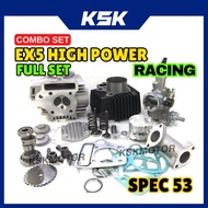 Head+Block Combo Set Ex5 HighPower/Ex5 Lama(Spec 53)Full Set(blok ex5 hi power ex5 lama head racing 