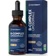 Vegan Liquid Lipid Vitamin B Complex |   60ml, Can Use 2 Months |   Contains Vitamin B1, B2, B3, B5,