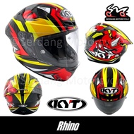 KYT TT Course Rhino Full Face Helmet TT Course Topi Keledar