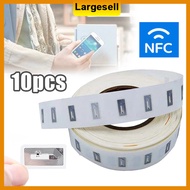 10pcs NFC Induction Label Sticker 13.56MHz NFC Chip NTAG213 Sticker Lable NTAG213 14443A RFID Tag