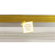 Uniform Braid Lace 999 7mm&15mm by meter