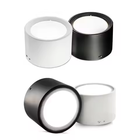 LED Downlight Modern Surface Mounted Ceiling Light Spotlight Three Light Color Conversion LED Downli