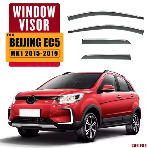 For Beijing EC5 BJEV EC5 2015-2019 Car Window Visors Awnings Shelters Rain Guards Weathershields Sun