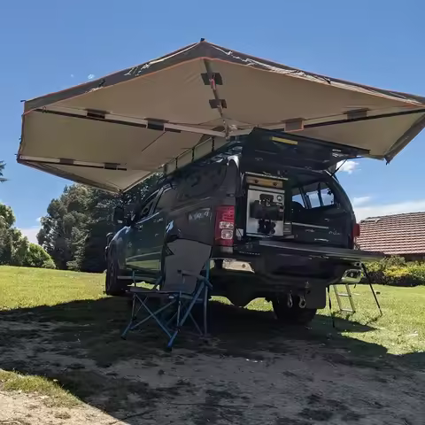 360 Degree Car Roof Awning Tent for Sun Protection Awning Outdoor Travelling Modern Novel Design Car