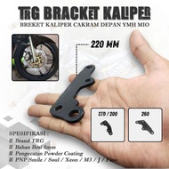 2 piston disc caliper bracket 220mm mio smile / soul / xeon / m3 / j / fino mio caliper bracket