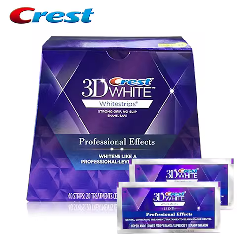 Crest White Teeth Whitening Strips 3D White Professional Effects Tooth Bleaching Strip Dental kit Or