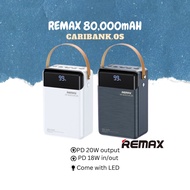 [80000MAH] REMAX 80000mAh Camping Power Bank 22.5w PD QC3.0 Quick Fast Charging USB C Type C Output 