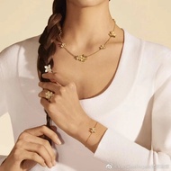 Vca Clover Series Six Flower Large Small Flower Necklace