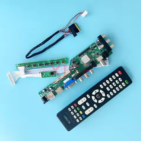 For B101AW03 V0 B101AW06 V0/V1 LVDS 40 Pin Laptop Screen 10.1" 1024x600 DVB-T/C USB/DHMI/VGA/AV Cont