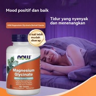 Now Foods Magnesium Glycinate, 180 Tablets exp：2027/12
