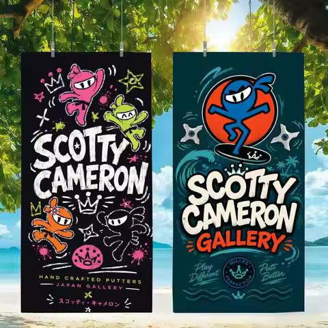 Brand Scotty Cameron Towel Microfiber beach towel, quick-dry, sand-free, ultra-fine fiber, super sof