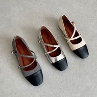 Berlynn Chia Flats - women's flats - daily comfy casual - Maryjane slip on sandals