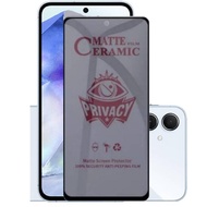 Privacy Screen Protector for Samsung Galaxy A55/A35/A25/A15/A05/A05S -ceramic privacy