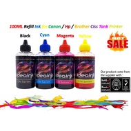 IDEA INK Universal Refill Ink For Canon PIXMA MG2570/2577/2970/3070/3077/2170/2270/3170 Series Deskjet Inkjet Printer