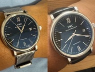 IWC 萬國 Portofino 柏濤菲諾IW 356506 正裝大三針全套齊全，有八年延長保養至2027年11月，原價近5萬，已經停產，配原裝盒子，保養卡日期為2019年11月，跟原廠不銹鋼錶帶，再