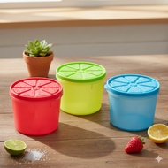 500CC Lemon Round Jar Multipurpose Plastic