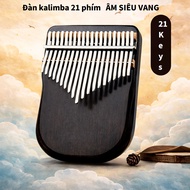 Nigerian hard round wooden 21-key kalimba SUPER SOUND - SAVING COMBO - PRE-ADJUSTABLE kalimba 21 key