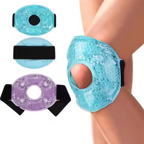 Reusable Large Ice Pack Hot Cold Gel Ice Wrap Knee Wrap for Ankles Shoulders Head Sports Recovery Kn