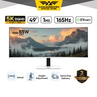 Armaggeddon 49" Curve DQHD 5K 165Hz 5120 x 1440 PIP HDR400 65W Type C Gaming Monitor PXP 49 PRO