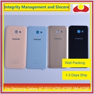 For Samsung Galaxy A7 2017 A720 A720F SM-A720F Housing Battery Door Rear Back Cover Case Chassis She