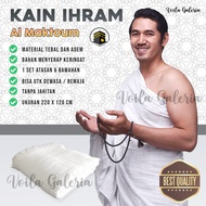 Adult Men's Jumbo Brocade Fabric 1 SET Of Hajj Umrah Equipment ihram Clothes