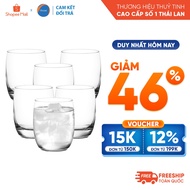 [Return Commitment if Broken] Set of 6 Ocean Ivory Rock Glass Cups 265ml - Genuine