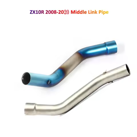 ZX6R ZX 10R ZX10R motorcycle exhaust contact middle pipe connector Slip On for Kawasaki ZX10R 2008 0
