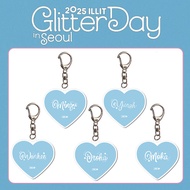 KPOP ILLIT <GLITTER DAY IN SEOUL> Acrylic keychain pendants  bag accessories