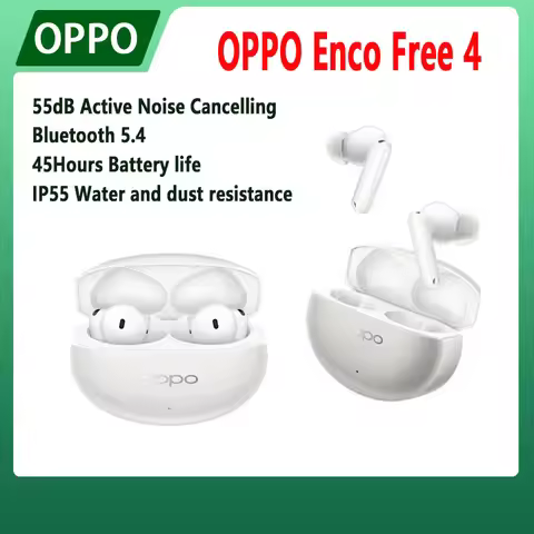 New OPPO Enco Free 4 true wireless headset 55dB flagship noise reduction LHDC HD sound quality dual 