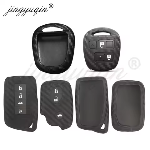 Silicone Carbon Car Key Case Cover For Lexus ES GS LS IS RX SC LX NX GX RX400h NX300 Es300h Rx450h G