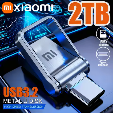 Xiaomi U-Disk USB 3.2 Type-C Interface Mobile Phone Computer Car Mutual Transmission 2TB 1TB 512GB P